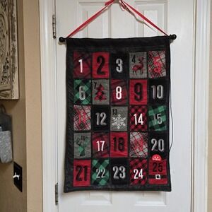 Makers Holiday Wall Hanger 25 Days Christmas Countdown Calendar Fun‎ Holiday